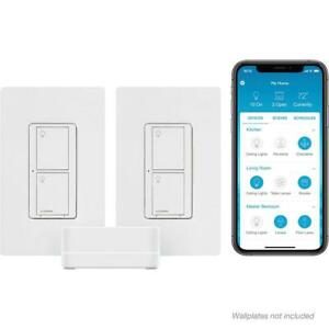 Caseta smart switch starter kit by Lutron  (LUTPBDGPKG2WC)