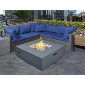 Propane fire pit table