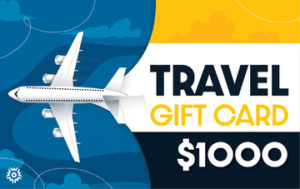 1000$ Travel voucher