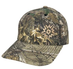 Brushed Polycotton Camo baseball Cap (One size)