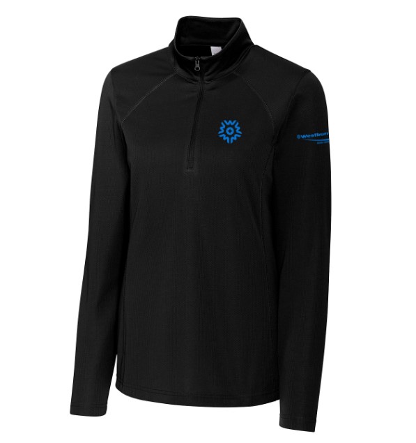 Women's Ice Half-Zip Shirt - Black