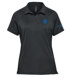Women's polo - Black